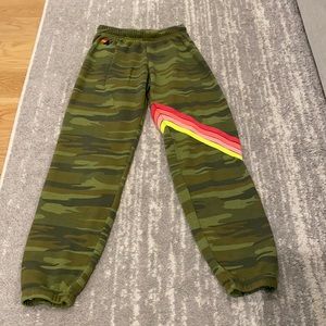 Women’s Camo/Neon Aviator Nation Exclusive Sweatpants!